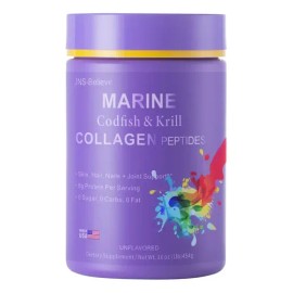 Jns-believe Polvo Colágeno Marino 454 G Natural                                                                                                       