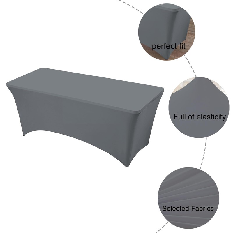 HZDHCLH Table Cloth Rectangular 122x76cm Polyester Wipeable Tablecloth Washable Durable