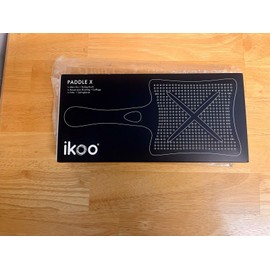 ikoo Paddle X Blow Drying And Styling Brush- Beluga Black & Metallic- New In Box