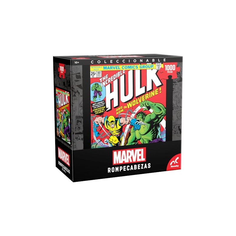 NOVELTY Corp - Rompecabezas Coleccionable-C- Comic Hulk 1000 Piezas