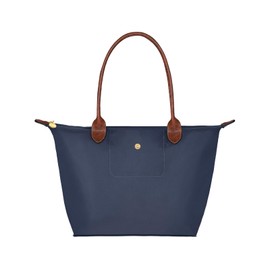 Medium Work Tote Bag For Women: Navy For 13-15" Laptop Foldable Lightweight - For Office Professionals College Students Aged 25-47 - Commute Travel