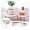 Totority 1pc Flower Display Stand Simple Flowerpot Holder for Living
