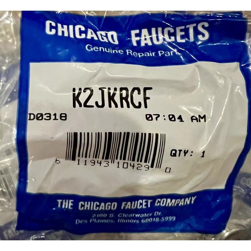 CHICAGO FAUCETS K2JKRCF Spout Outlet Adapter 3/8” x 13/16" Chrome