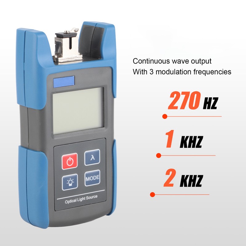 Fiber Optic Tester Single Mode 1310 1550nm Fixed SC Head