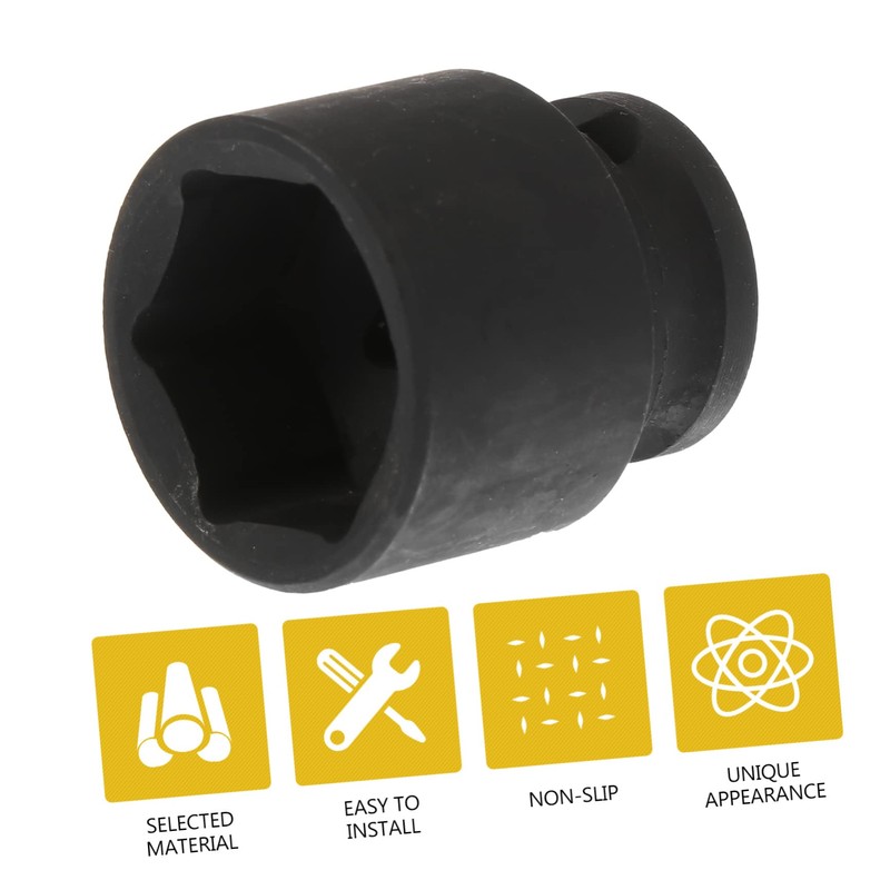 TOVINANNA 1pc Pneumatic Hexagonal Socket Sleeve for Electric Wrench Drive