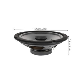 iplusmile Car Speakers Black Loudspeaker for Enhanced Car Audio Systems Durable Material Sharp Sound Design Wide Compatibility for Various Vehicles