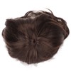 Men Wig Short Brown Straight Breathable Inner Mesh Soft Fluffy