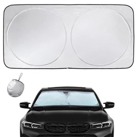 KITCHEN CHOICE Parasol para Auto,1Pcs para Sol Automovil Plegable,con Bolsa de Almacenaje,Protección Solar Total, Bloquea Rayos UV,Sombra para Auto,SUV, Camión