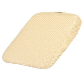 HARFINGTON Seat Cushion 2.36" Thick Comfort Memory Foam Office Chair Cushion with Non Slip Bottom for Car Seat Driver, Beige