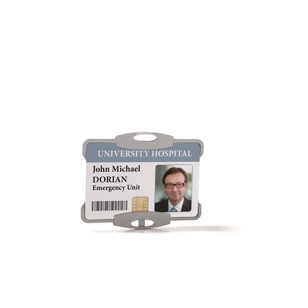 Durable 9910800 Security Pass Holder without Clip (Pack of 50)