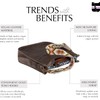 Vegan Leather Crossbody Fashion Shoulder Bag with Adjustable Strap