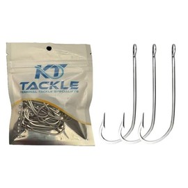 long shank fishing hook available in sizes 5/0, 4/0, 3/0, 2/0, and 1/0 25Pcs (1/0)