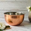 My Square Mile Hammered Copper Mixing Bowl, 20CM, Stainless Steel,