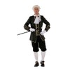 shoperama Marquis Men's Baroque Rococo Costume, Taffeta Suit, Count Nobleman,