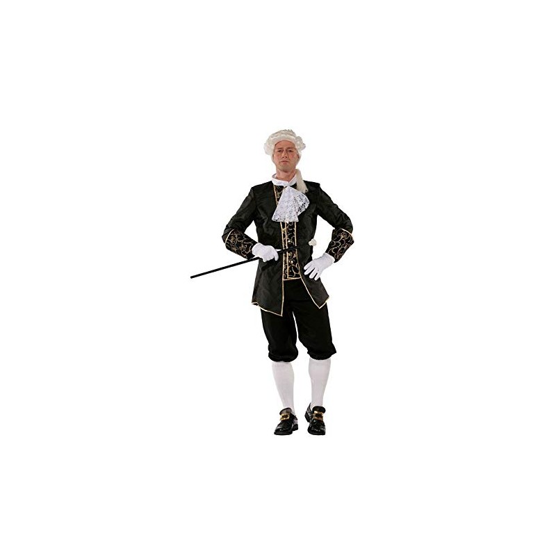 shoperama Marquis Men's Baroque Rococo Costume, Taffeta Suit, Count Nobleman,