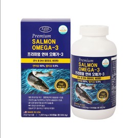 OTMARTFOOD Premium Salmon Omega-3 1‚001mg x 300 capsules x 4