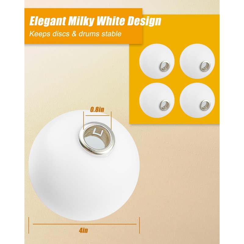 4 Inch Glass Light Globe Shade Fit for G9 Bulb