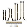 INJORA Brass High Clearance Front 4 Links Set 43g Links