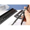 Metal Architects Scale Ruler Set- Rodmaie 4 PCS Technical Drawing