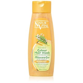 Colouring Hair Mask - Repairs and Colours - 300 Ml/Natural & Organic. (Blonde Hair)