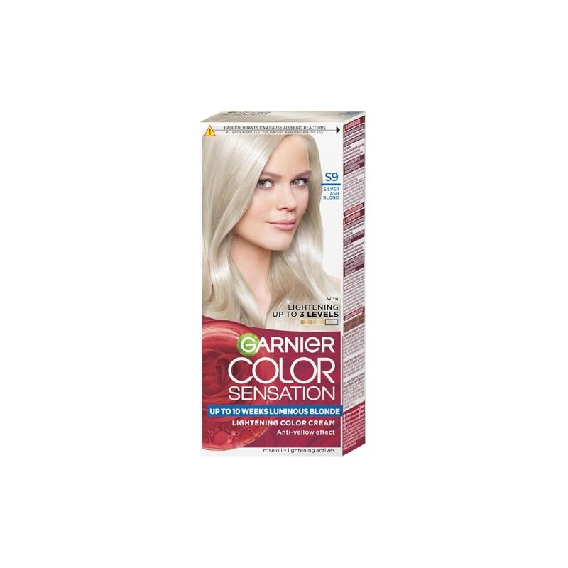 Garnier Color Sensation Vivids Blonde Hair Dye Permanent Silver Ash