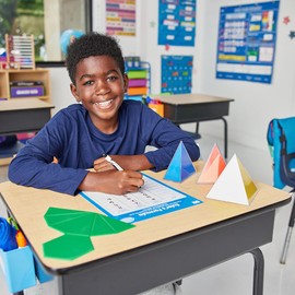 EAI Education GeoModel® Jumbo Folding Geometric Shapes - 11 Solids and 11 Nets
