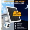8W Solar Panel for Ring Camera, 2-Pack Solar Panel Charger