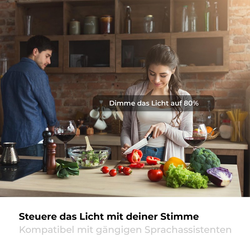 B.K.Licht Smart LED Ceiling Light with App Control and Voice