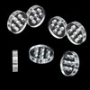 MARRTEUM 25 Pcs Glass Screen Filters Diameter 0.313''(8mm) Small Pipe