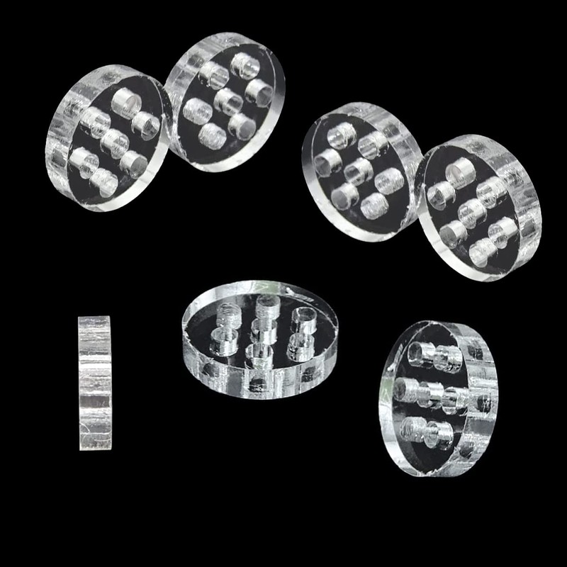 MARRTEUM 25 Pcs Glass Screen Filters Diameter 0.313''(8mm) Small Pipe