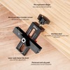 Cabinet door Mounting Jig, Cabinet Hardware jig with Adjustable Positioner
