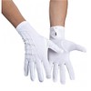 Women's Gloves, white, with Button