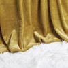 Home Soft Things Golden Spice Solid Flannel Fleece Throw Blanket,