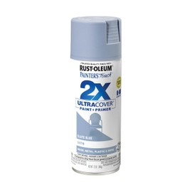 Rust-Oleum 249066-6PK Painter's Touch 2X Ultra Cover Spray Paint, 12 oz, Satin Slate Blue, 6 Pack
