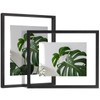 Egofine 11x14 Floating Frames Set of 2, Double Plexiglass Picture