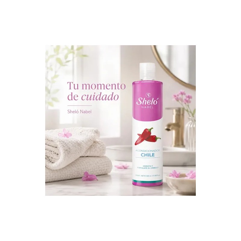 Acondicionador De Chile Sheló Nabel Crece Cabello Anticaída