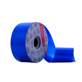 Gift Ribbon, Blue, 50 mm x 90 m Poly Ribbon, Ruffle Ribbon, 7 cm, Curling Ribbon, Maypole Decoration, Decorative Ribbon for Party Decoration, Wedding, Birthday, Florists, Decorating, Crafts