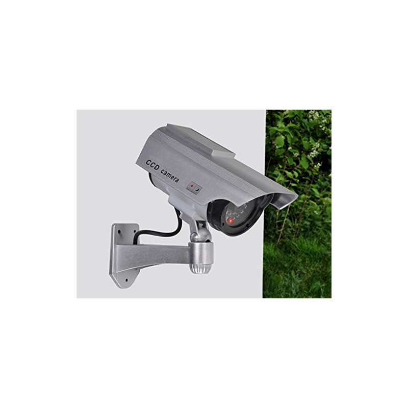Haushalt International Solar LED security camera dummy surveillance camera 70306