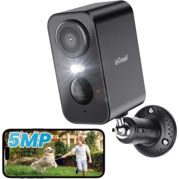 ieGeek Security Cameras 5MP Wireless Outdoor Smart Wifi Camera Night