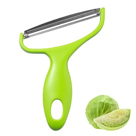 Green Cabbage Shredder,Vegetable Cutter Cabbage Slicer, Stainless Steel Fruit Vegetable Potato Peeler Cabbage Graters Kitchen Must Have for Home Restaurants 17 * 12cm Graters, Peelers