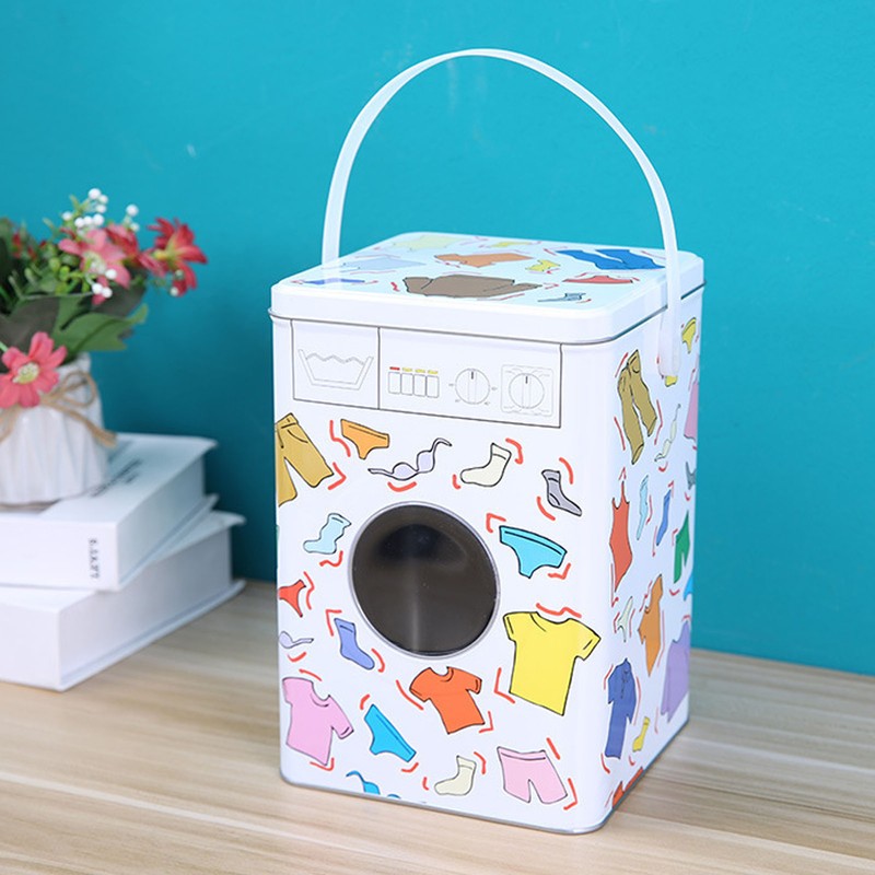 Laundry Detergent Powder Storage Box Simple Unique Cute Household Item