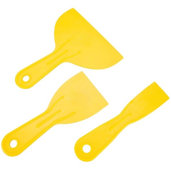 Performance Tool 1174 3 Pc. Plastic Putty Knife Set, 7