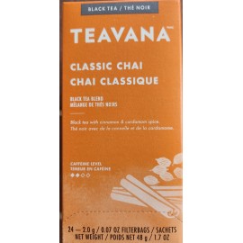 Teavana Starbucks Teavana Tea Sachets Classic Chai, Pack Of 144 Sachets BB Date:7/30/25