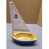 Teleflora Flower Vase Blue Ceramic Captain Boat Teleflora 4 Dad