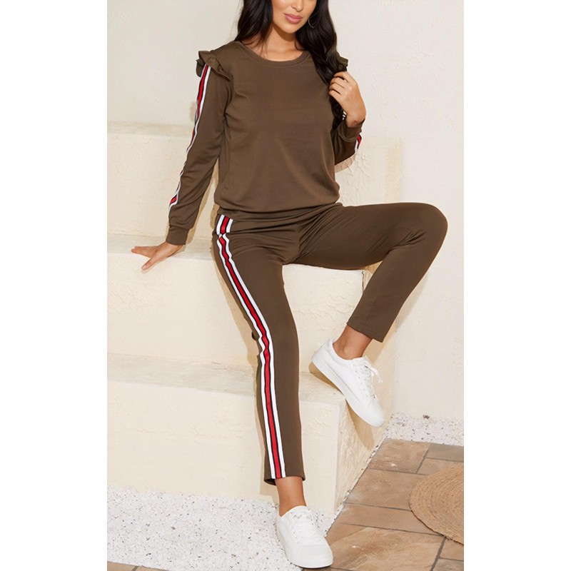 Akmipoem - Conjunto de 2 piezas para mujer, sudadera y