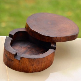 Wood Engraved Ashtray