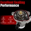 MITZONE Upgrade Aluminium Coolant Thermostat Housing Assembly Compatible with Chevy
