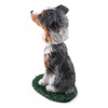 Australian Shepherd Bobblehead Blue Dog Figure for Car Dash Desk
