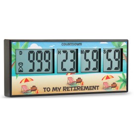 Retirement Timer up to 999 Days, Countdown and Alarm by Cirbic (Retirement)