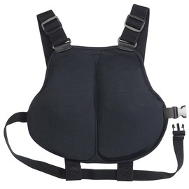 Komine SK-816 1370 Motorcycle Flex Chest Protector, Black, Free